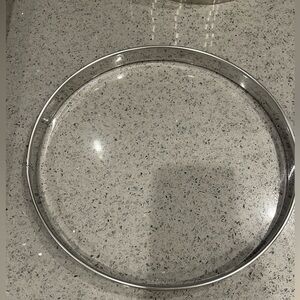 Silver Metal Tart Ring